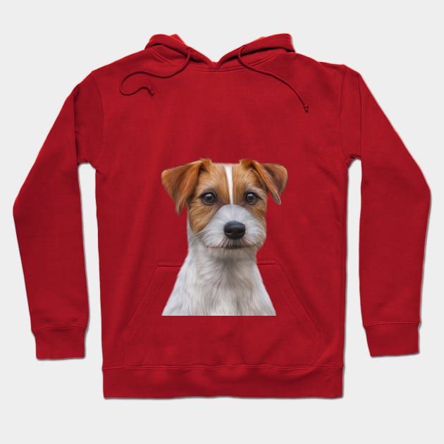 Jack Russell Terrier. Drawing Hoodie by Bonidog